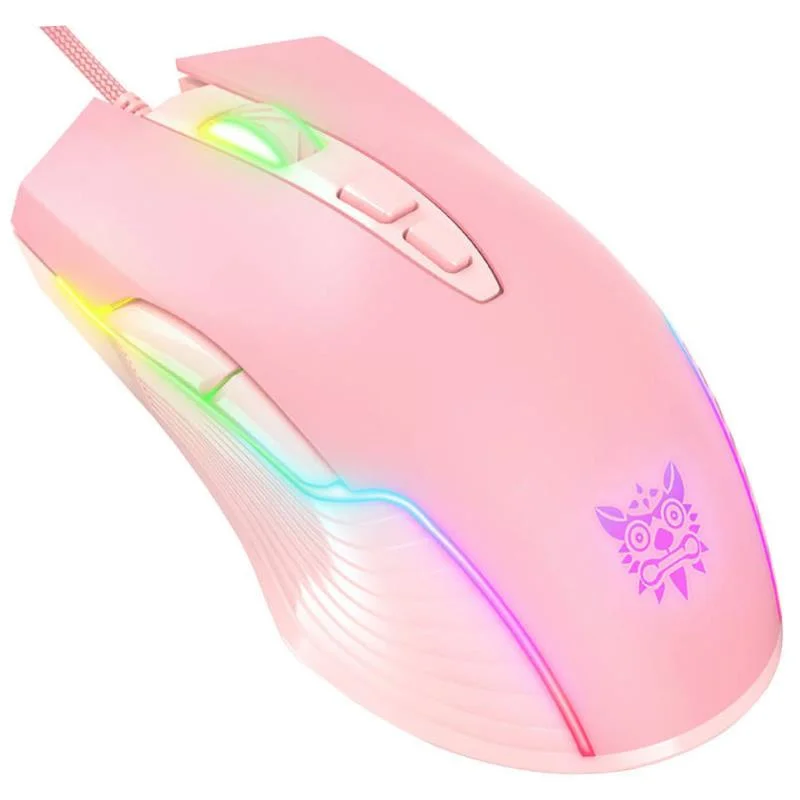 Φωτογραφία προϊόντος: Ενσύρματο Ποντίκι Onikuma Gaming CW905 RGB Ροζ