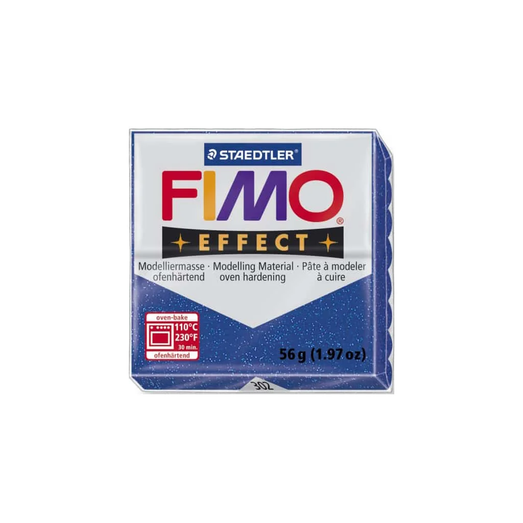 Φωτογραφία προϊόντος: FIMO Staedtler Effect Γκλίτερ Μπλε (Glitter Blue) 302