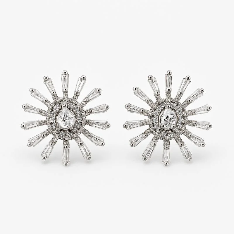 Φωτογραφία προϊόντος: Ghetto Sunburst Stud Earrings in Stainless Steel