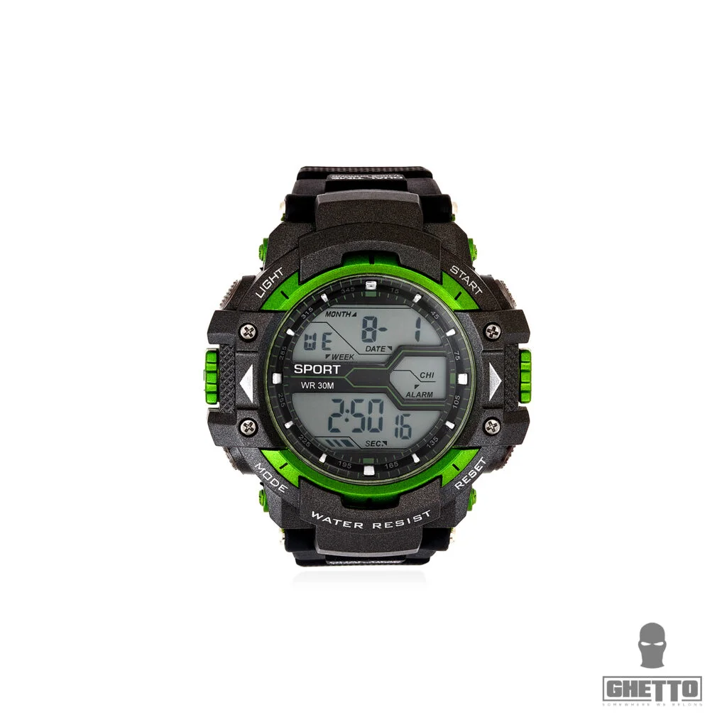 Φωτογραφία προϊόντος: Ghetto Digital Fashion Shock Sport Green Watch