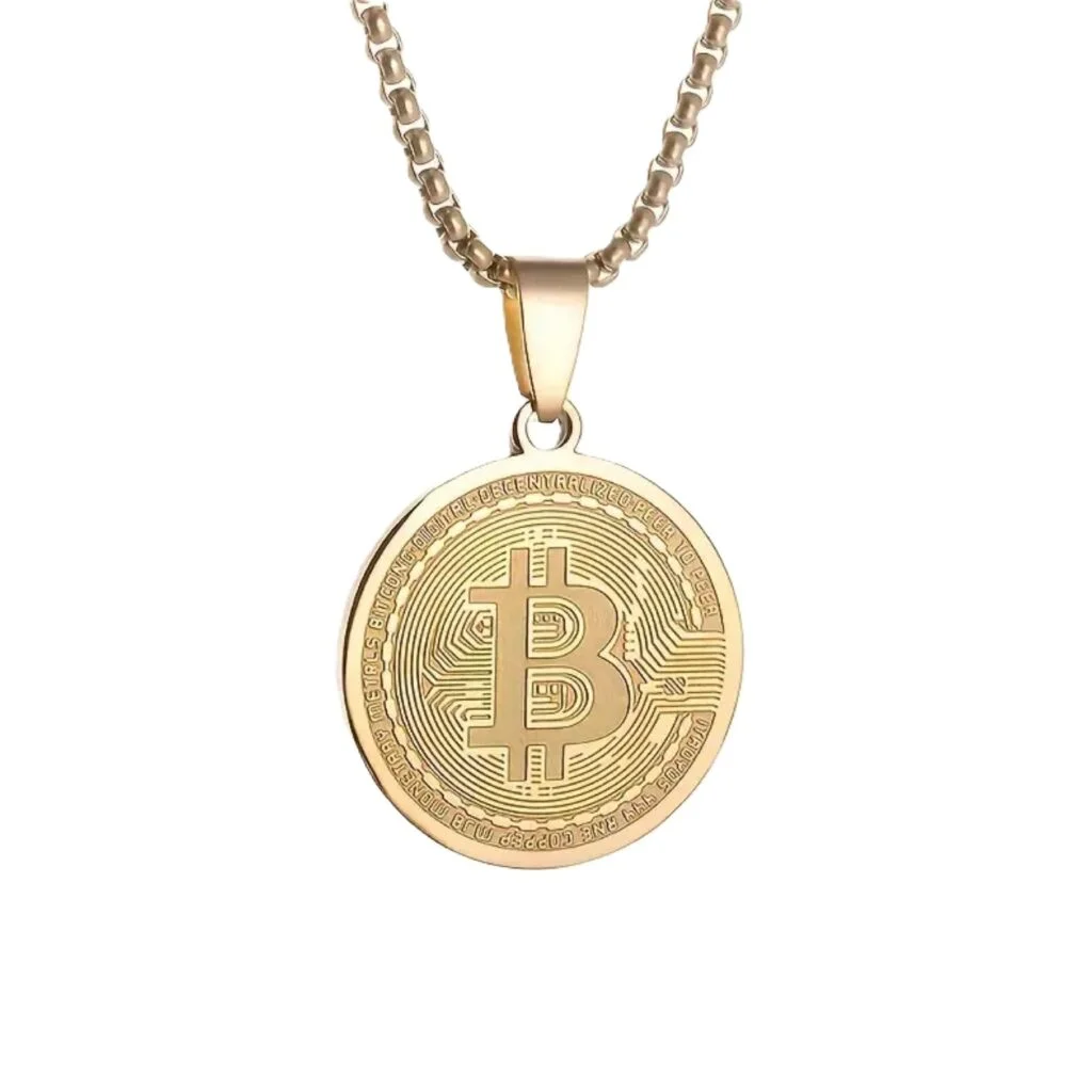 Φωτογραφία προϊόντος: Ghetto Bitcoin Pendant SS Necklace