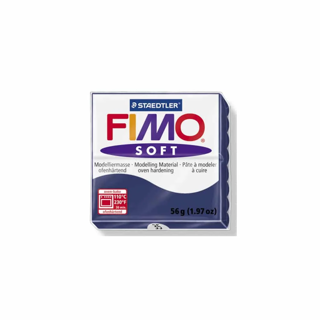 Φωτογραφία προϊόντος: FIMO Staedtler Soft Σκούρο Μπλε (Winsor Blue) 035