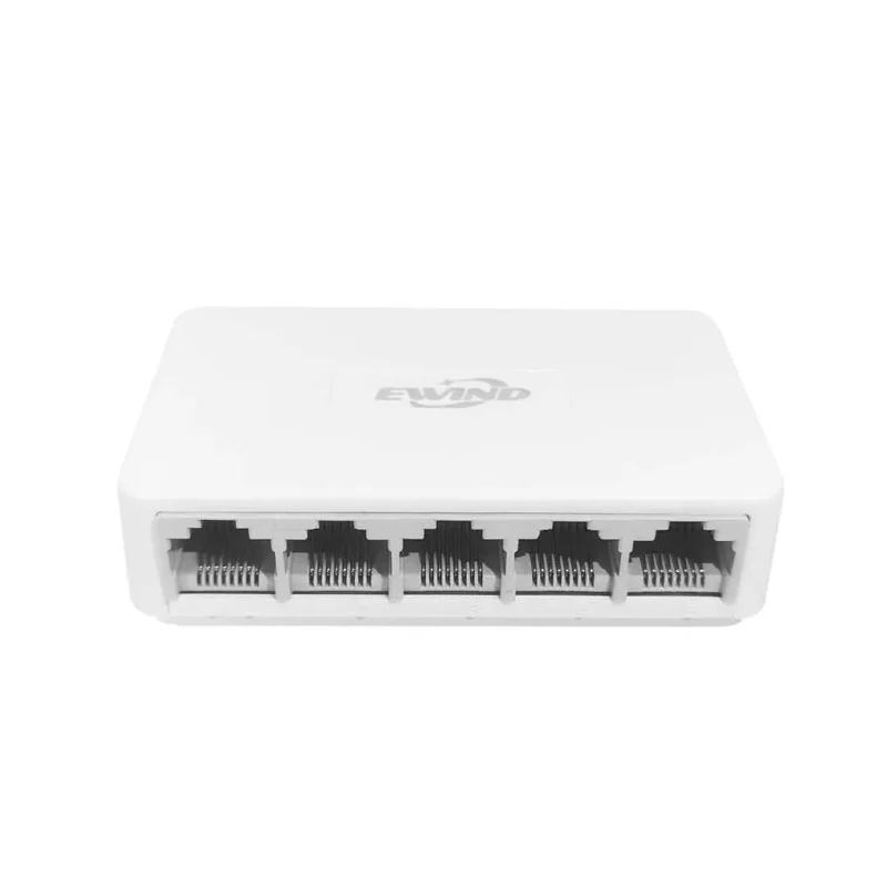 Φωτογραφία προϊόντος: Ethernet Switch Ewind EW-S1605 Plastic Case 5x10/100/1000Mbps Auto-Sensing RJ45