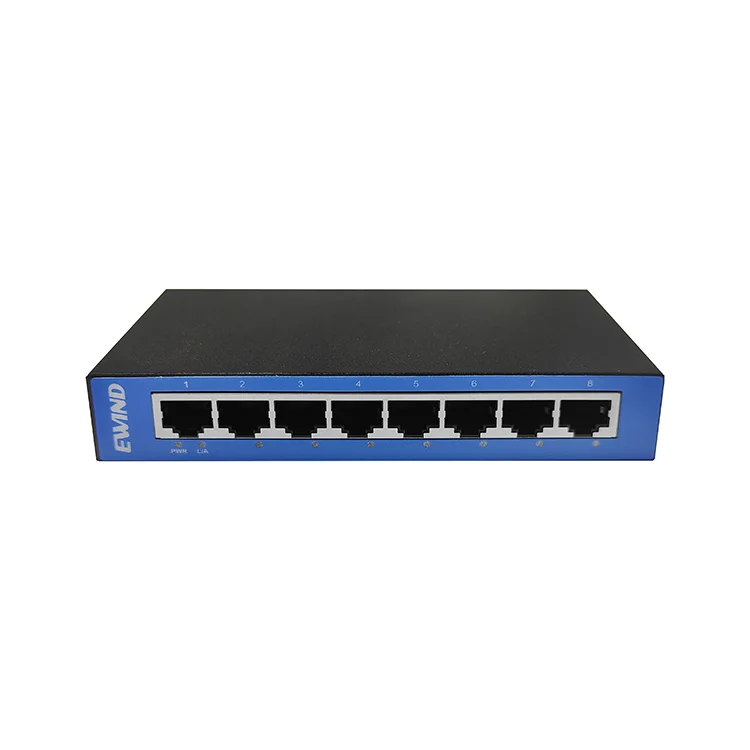 Φωτογραφία προϊόντος: Ethernet Switch Ewind EW-S1608CG Metalic Case 8x10/100/1000Mbps Auto-Sensing RJ45