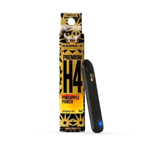 Φωτογραφία προϊόντος: Canna-X Disposable Vape Pen H4CBD Pineapple Punch - 1ml