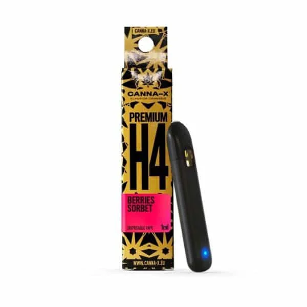 Φωτογραφία προϊόντος: Canna-X Disposable Vape Pen H4CBD Berries Sorbet - 1ml