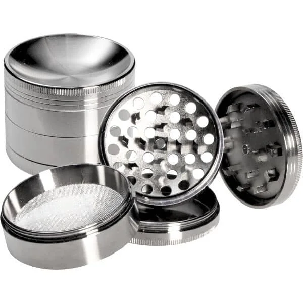 Φωτογραφία προϊόντος: Black Leaf BL Grinder 4-part Concave Silver
