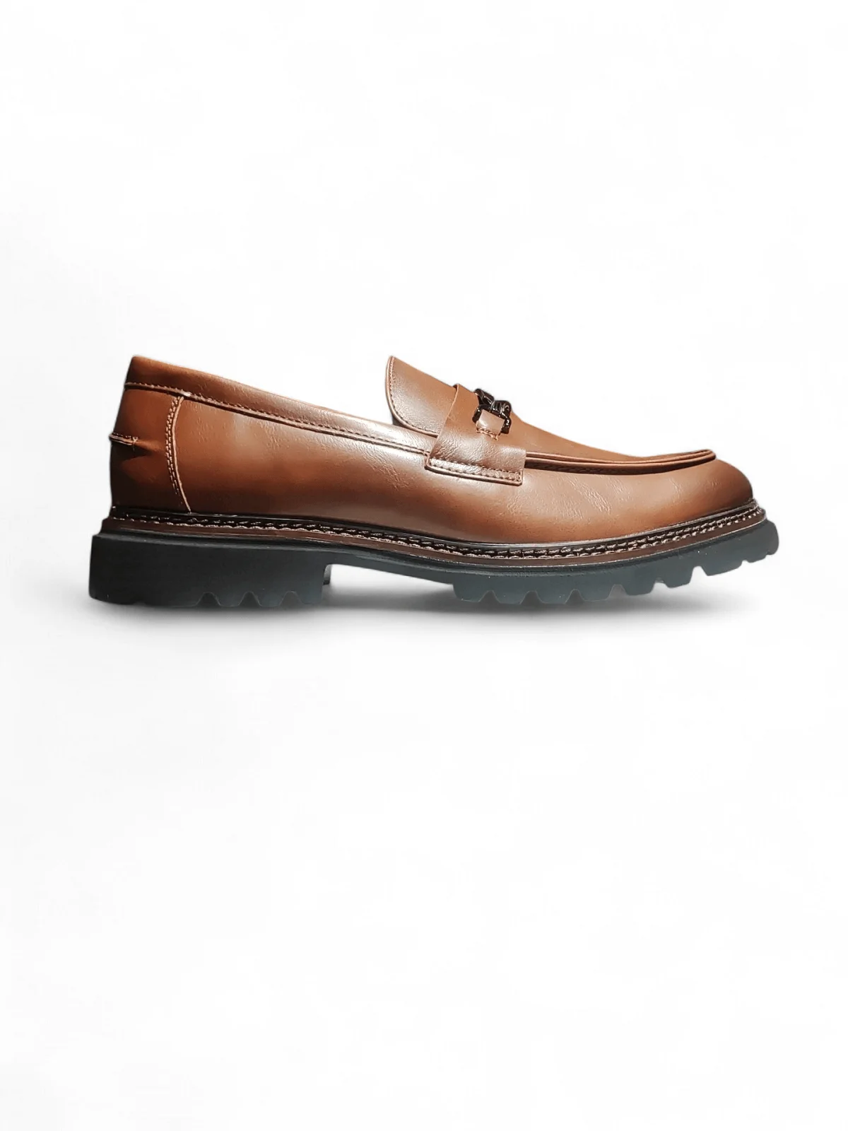 Φωτογραφία προϊόντος: Ανδρικά μοντέρνα LOAFERS DECARSDZ καφέ-ταμπά χρώμα