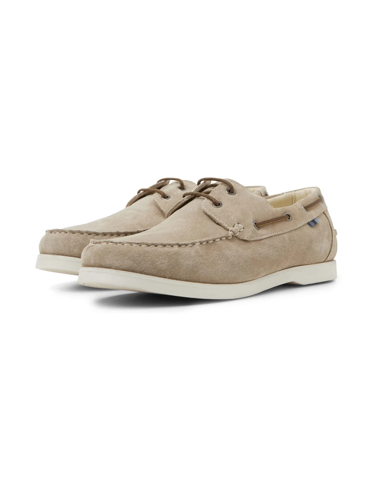 Φωτογραφία προϊόντος: Jack & Jones Ανδρικά suede μοκασίνια με κορδόνια Jack&Jones μπέζ χρώμα