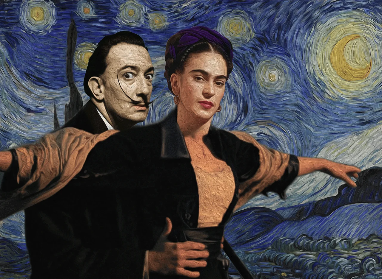 Φωτογραφία προϊόντος: Πίνακας σε καμβά Dali and Frida Titanic "ΠΡΟΣΦΟΡΑ"