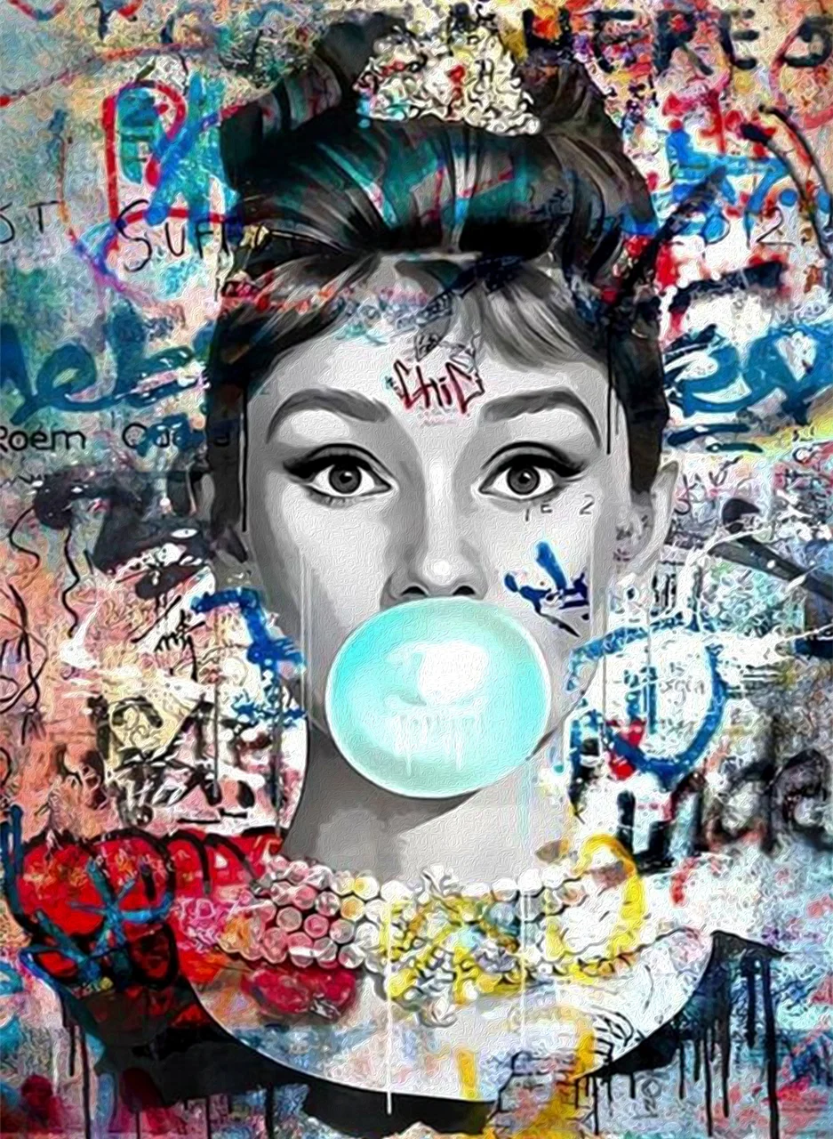 Φωτογραφία προϊόντος: Blue Bubble Gum Poster- Αφίσα