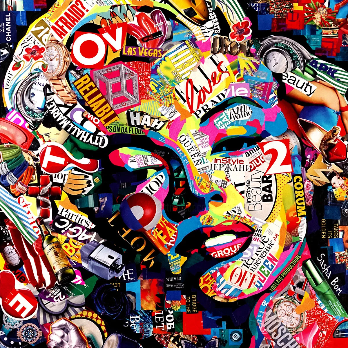 Φωτογραφία προϊόντος: Πίνακας σε καμβά Pop art Marilyn monroe