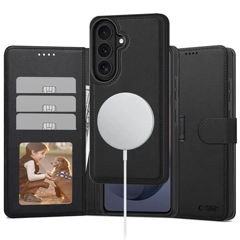 Φωτογραφία προϊόντος: Tech-Protect Θήκη Book - Wallet Magsafe Samsung Galaxy S26 Matte Black