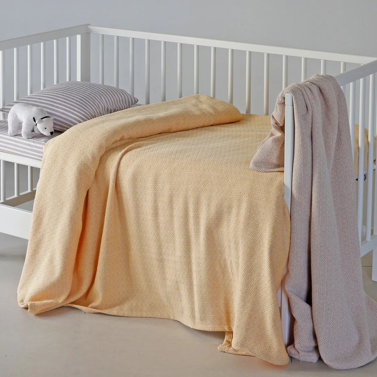 Φωτογραφία προϊόντος: MELINEN ΚΟΥΒΕΡΤΑ ΠΛΕΚΤΗ ΚΟΥΝΙΑΣ ALBA LEMON