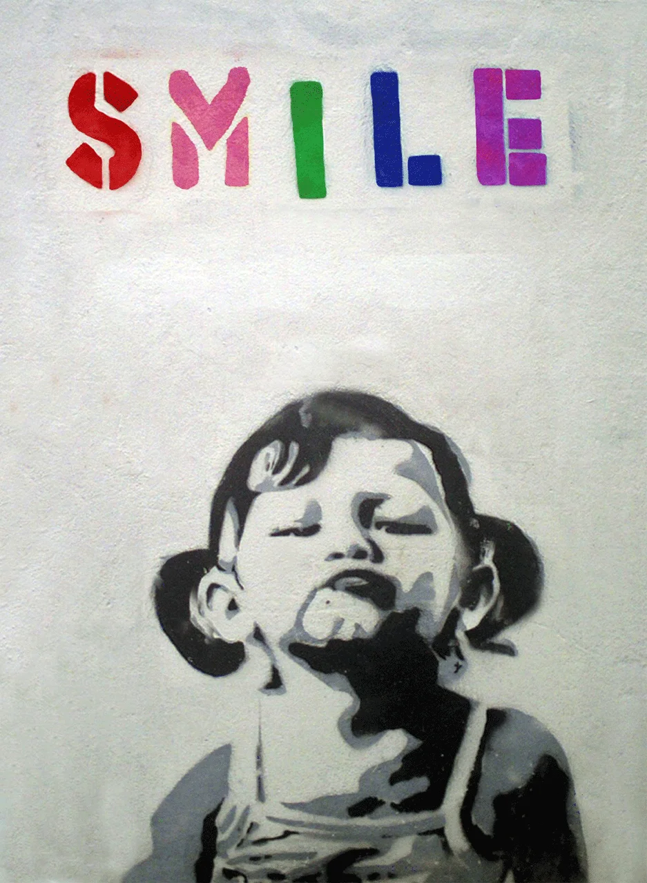 Φωτογραφία προϊόντος: street art SMILE Poster- Αφίσα