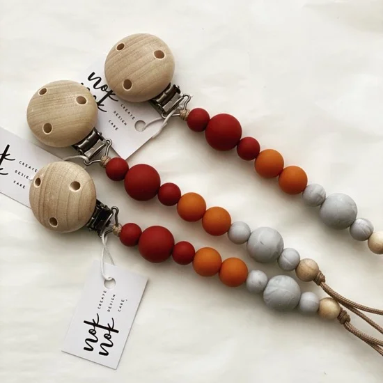 Φωτογραφία προϊόντος: Noknok PACIFIER CLIP | POPPY MARSALA