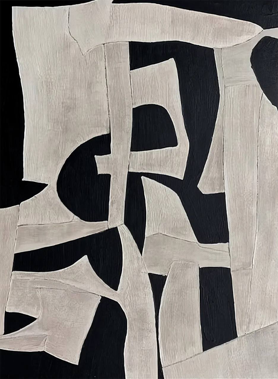 Φωτογραφία προϊόντος: Βlack and white lines abstract Poster- Αφίσα