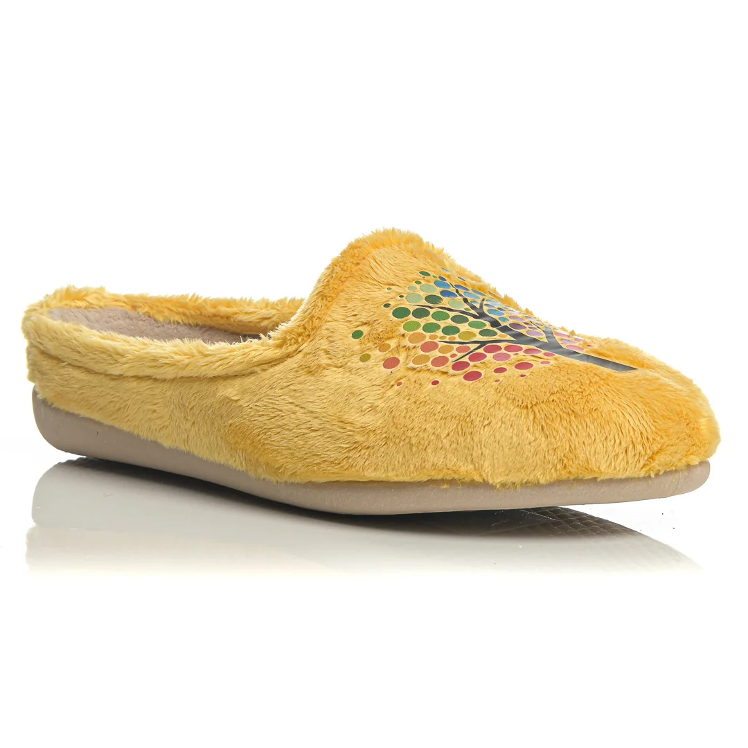Φωτογραφία προϊόντος: SAVE YOUR FEET Γυναικεία ανατομική παντόφλα SaveYourFeet 3055 κίτρινη Κίτρινο