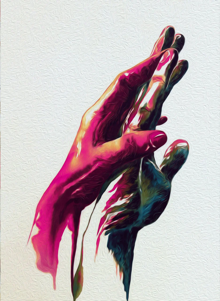Φωτογραφία προϊόντος: colorful hands Poster- Αφίσα