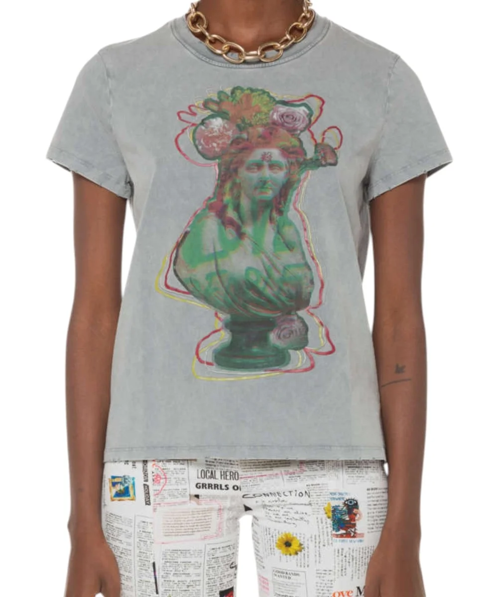 Φωτογραφία προϊόντος: Desigual - Γυναικείο T-shirt Sinna 23SWTK24-5018 Γκρι