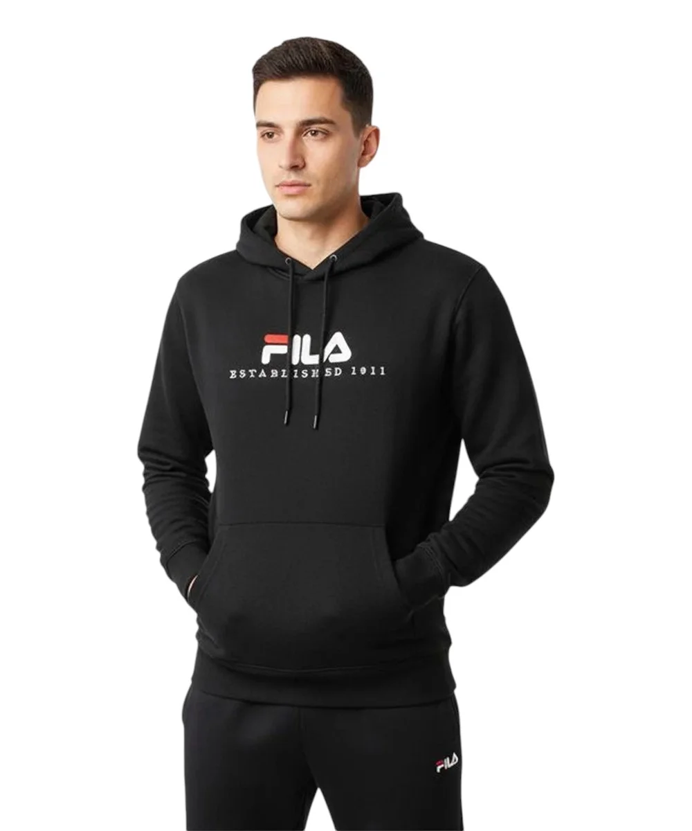 Φωτογραφία προϊόντος: Fila - Ανδρική Μπλούζα Φούτερ Με Κουκούλα Valsera FAU0227-80010 Μαύρο