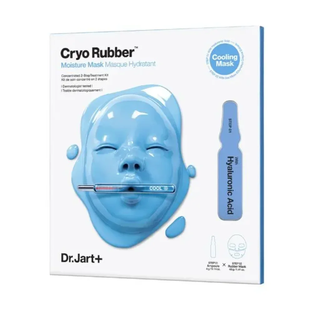 Φωτογραφία προϊόντος: DR JART Dr. Jart+ Cryo Rubber Moisture Mask with Hyaluronic Acid Αμπούλα 4 g + Μάσκα 40 g
