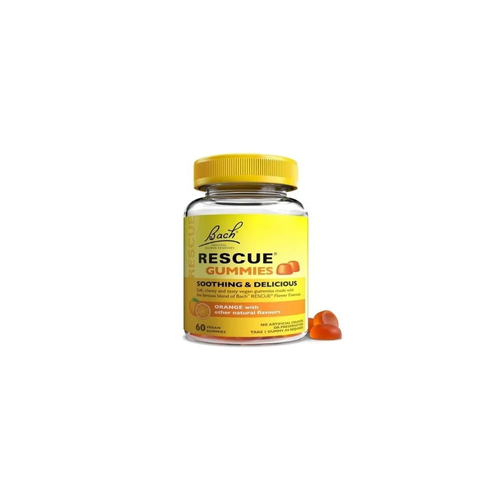 Φωτογραφία προϊόντος: POWER HEALTH Bach Rescue Stress Gummies-Ζελεδάκια με Γεύση Πορτοκάλι, 60τμχ