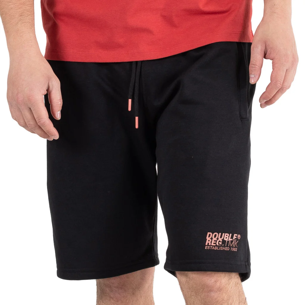 Φωτογραφία προϊόντος: Ανδρικό Βερμούδα French Terry Fabric DOUBLE MS-29B Μαύρο