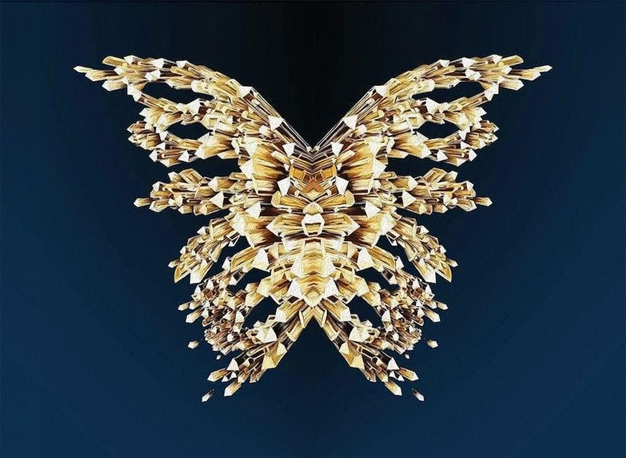 Φωτογραφία προϊόντος: Πίνακας σε καμβά Crystal Butterfly