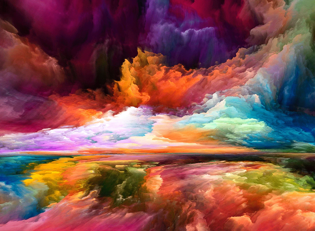 Φωτογραφία προϊόντος: Πίνακας ζωγραφικής colorful sky αντίγραφο
