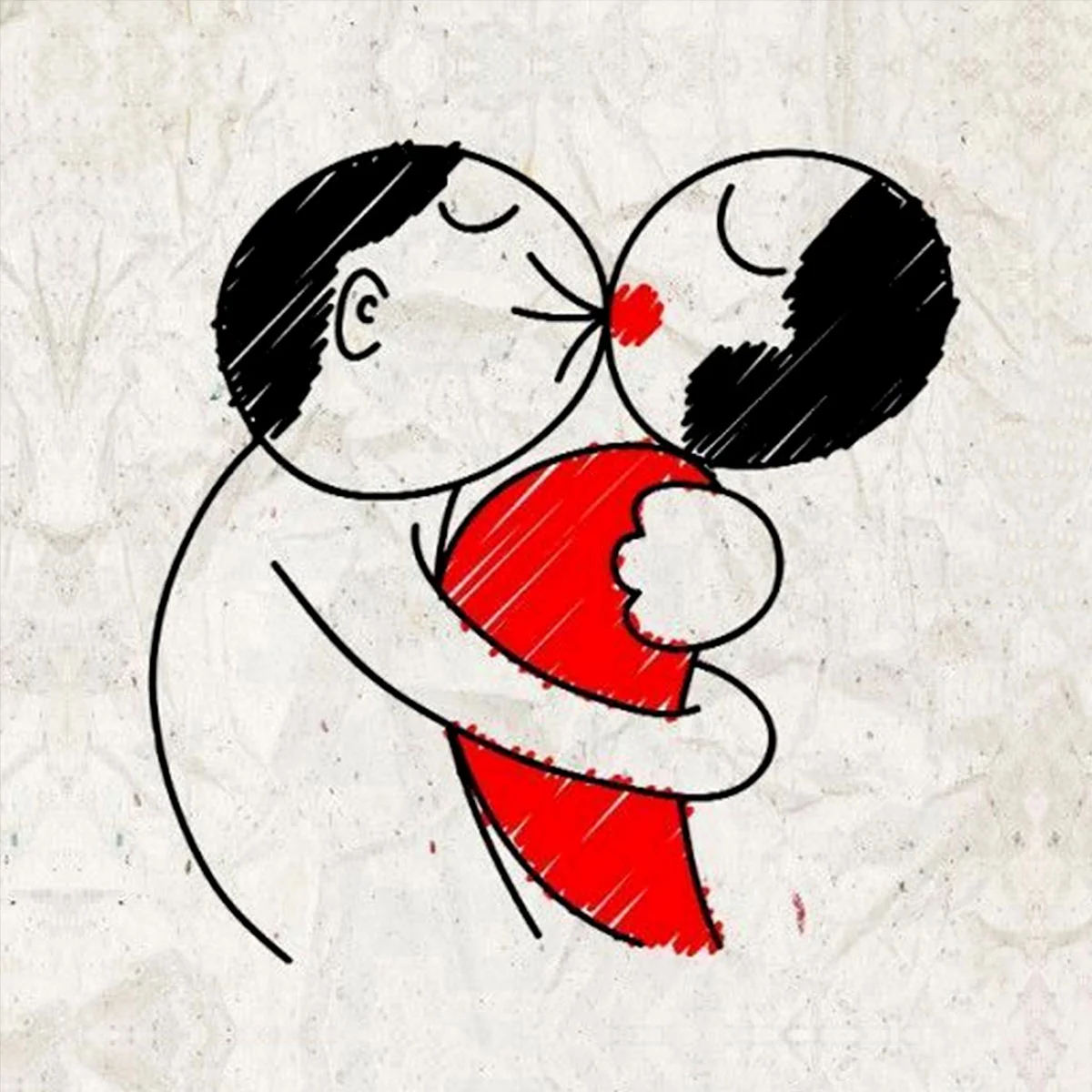 Φωτογραφία προϊόντος: Πίνακας σε καμβά The kiss comic