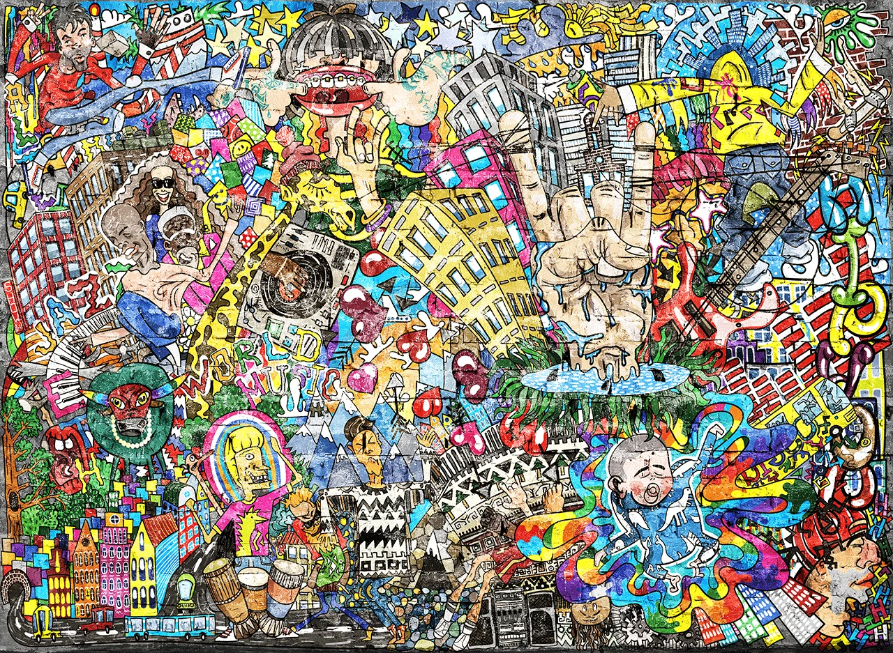 Φωτογραφία προϊόντος: Πίνακας σε καμβά Urban style art