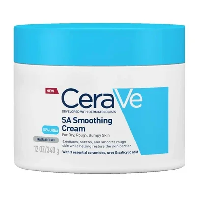Φωτογραφία προϊόντος: CeraVe SA Smoothing Κρέμα Ανάπλασης Σώματος με Ουρία για Ξηρές Επιδερμίδες 340gr