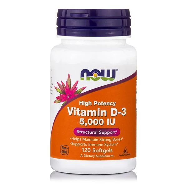 Φωτογραφία προϊόντος: Now Foods Vitamin D3 5000iu 120caps