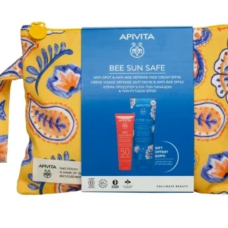 Φωτογραφία προϊόντος: Apivita PROMO PACK Bee Sun Safe Αντηλιακή Κρέμα Προσώπου Κατά Των Πανάδων +amp; Ρυτίδων SPF50 50ml +amp; After Sun Limited Edition Travel Size 100ml.