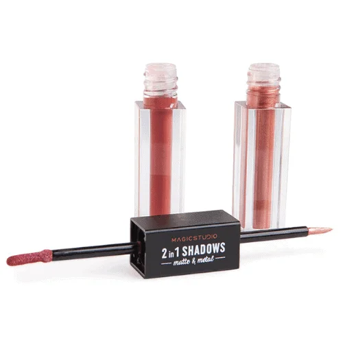 Φωτογραφία προϊόντος: IDC Magic Studio Υγρή Σκιά Ματιών Matte + Metal 2 in 1 4ml Rouge