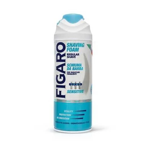 Φωτογραφία προϊόντος: Figaro αφρός ξυρίσματος Regular Shave Sensitive Για Ευαίσθητο Δέρμα 400ml