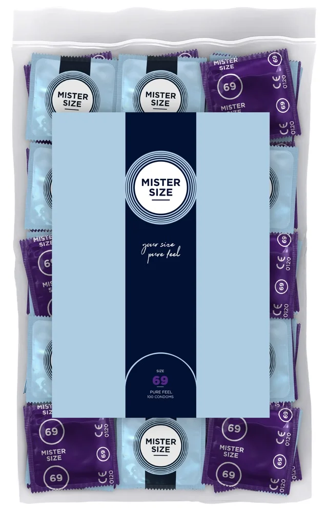 Φωτογραφία προϊόντος: Mister Size Προφυλακτικά Extra Fine Size 69mm Λεπτά 100 Pack