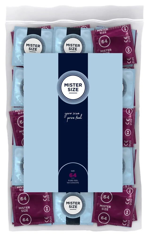 Φωτογραφία προϊόντος: Mister Size Προφυλακτικά Extra Fine Size 64mm Μεγάλα 100 Pack