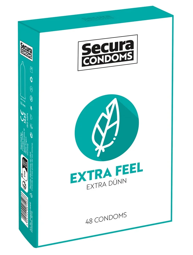 Φωτογραφία προϊόντος: Προφυλακτικά Secura Extra Feel 48 Pack