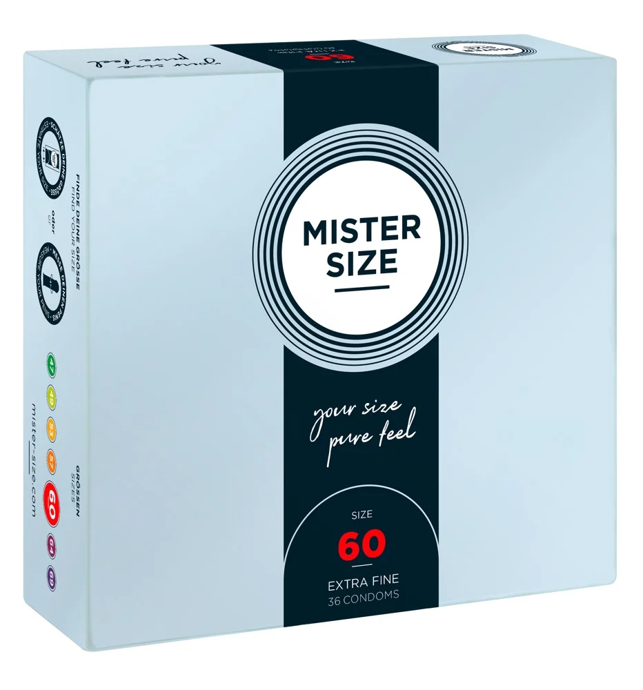 Φωτογραφία προϊόντος: Mister Size Προφυλακτικά Extra Fine Size 60mm Λεπτά 36 Pack