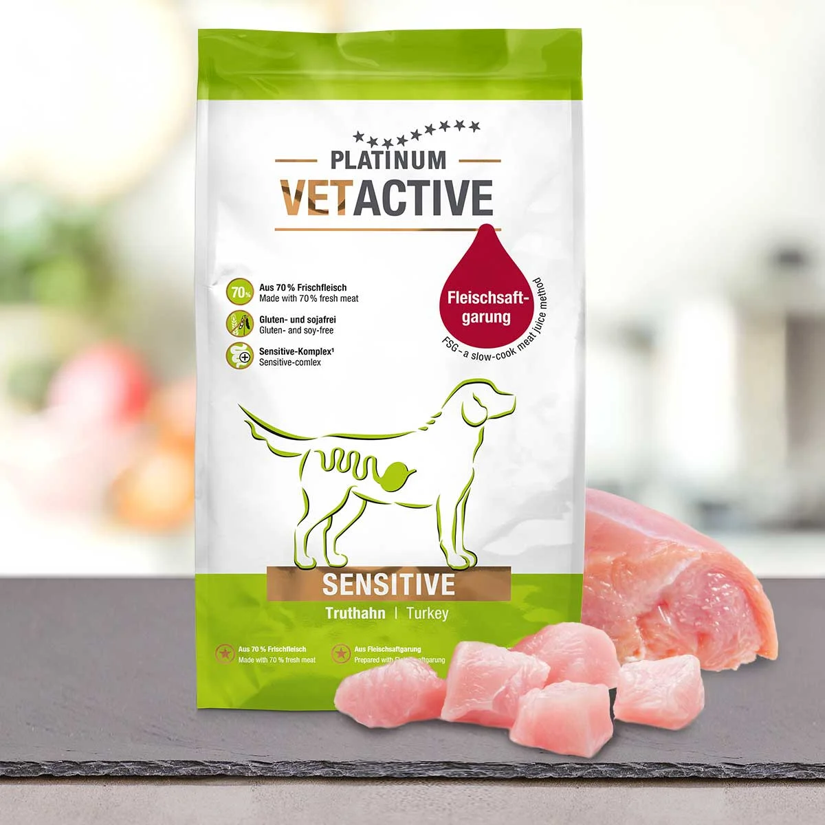 Φωτογραφία προϊόντος: Platinum Vetactive Sensitive Μαγειρευτή Ξηρά Τροφή Σκύλου