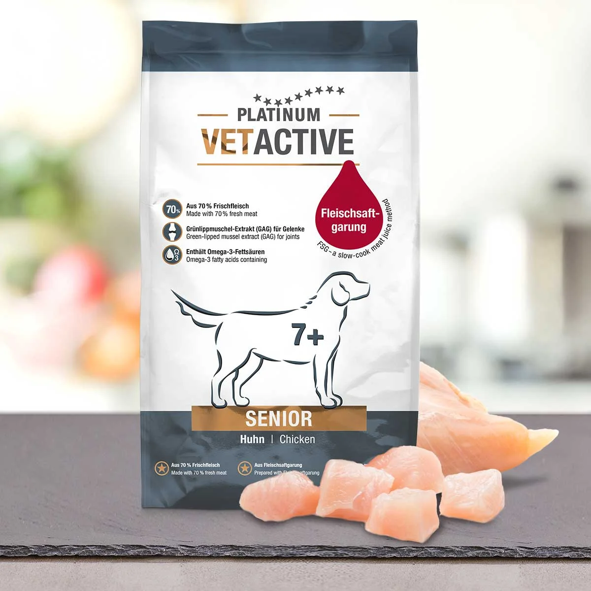 Φωτογραφία προϊόντος: Platinum Vetactive Senior Μαγειρευτή Ξηρά Τροφή Ηλικιωμένου Σκύλου