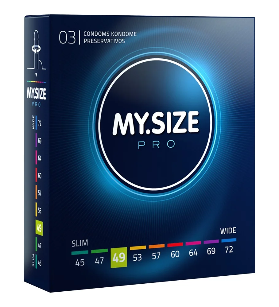 Φωτογραφία προϊόντος: My.Size Pro My Size Προφυλακτικά Pro 49mm 3 Pack