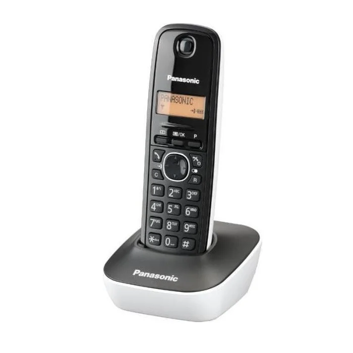 Φωτογραφία προϊόντος: Ασύρματο Τηλέφωνο Panasonic KX-TG1611GRW Λευκό-Μαύρο