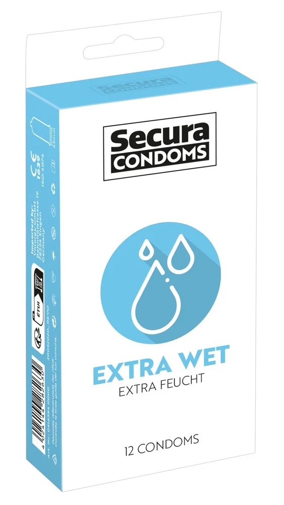 Φωτογραφία προϊόντος: Προφυλακτικά Secura Extra Wet 12 Pack