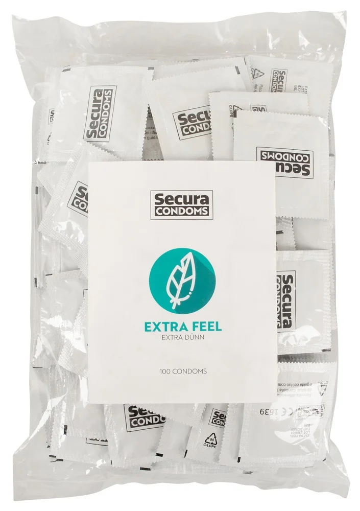 Φωτογραφία προϊόντος: Προφυλακτικά Secura Extra Feel 100 Pack