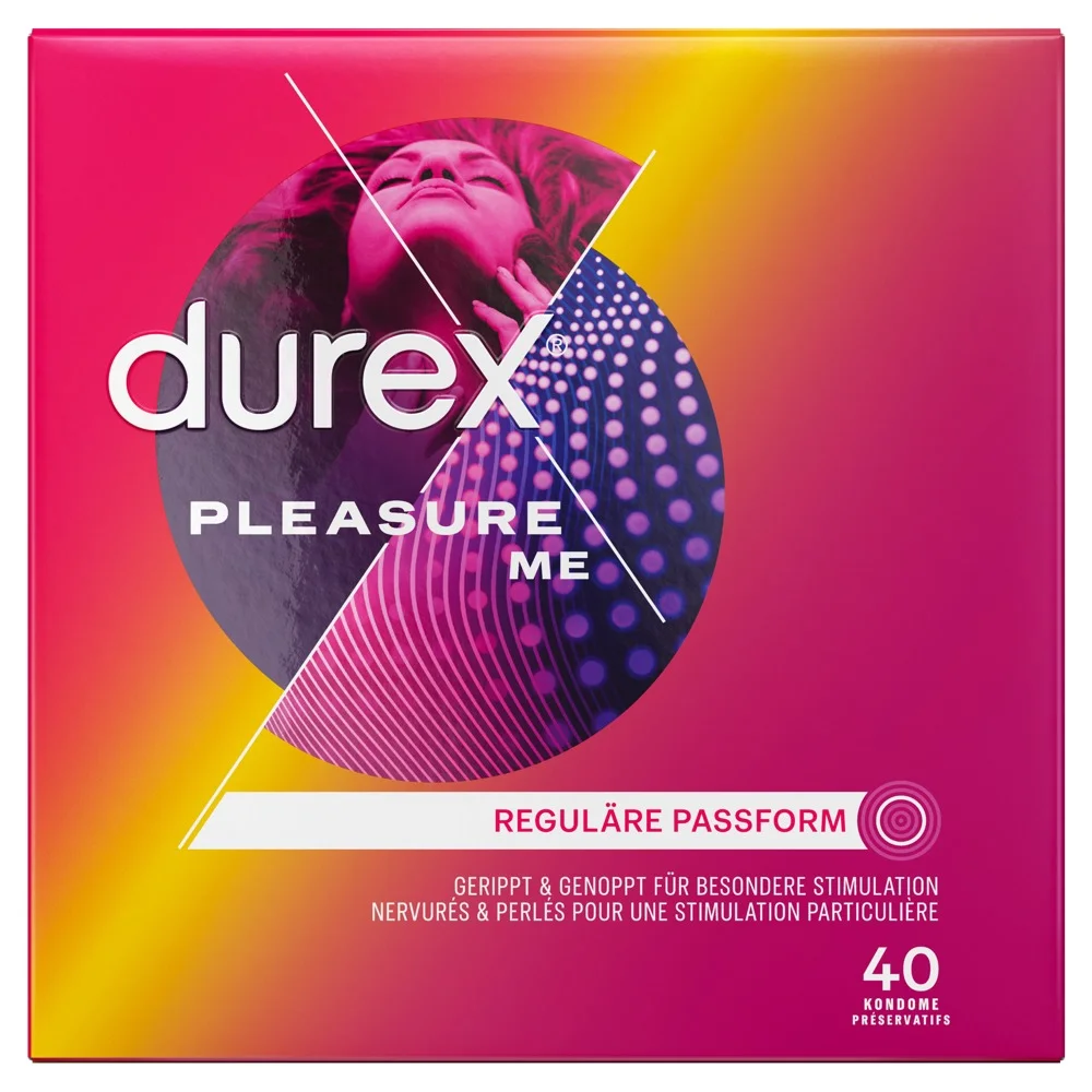 Φωτογραφία προϊόντος: Durex Προφυλακτικά Pleasure Me 40τμχ