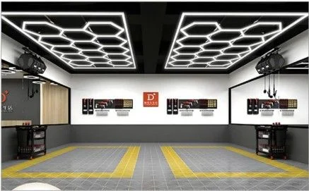 Φωτογραφία προϊόντος: Hexagon light Garage Grid System, 484 x 243 cm