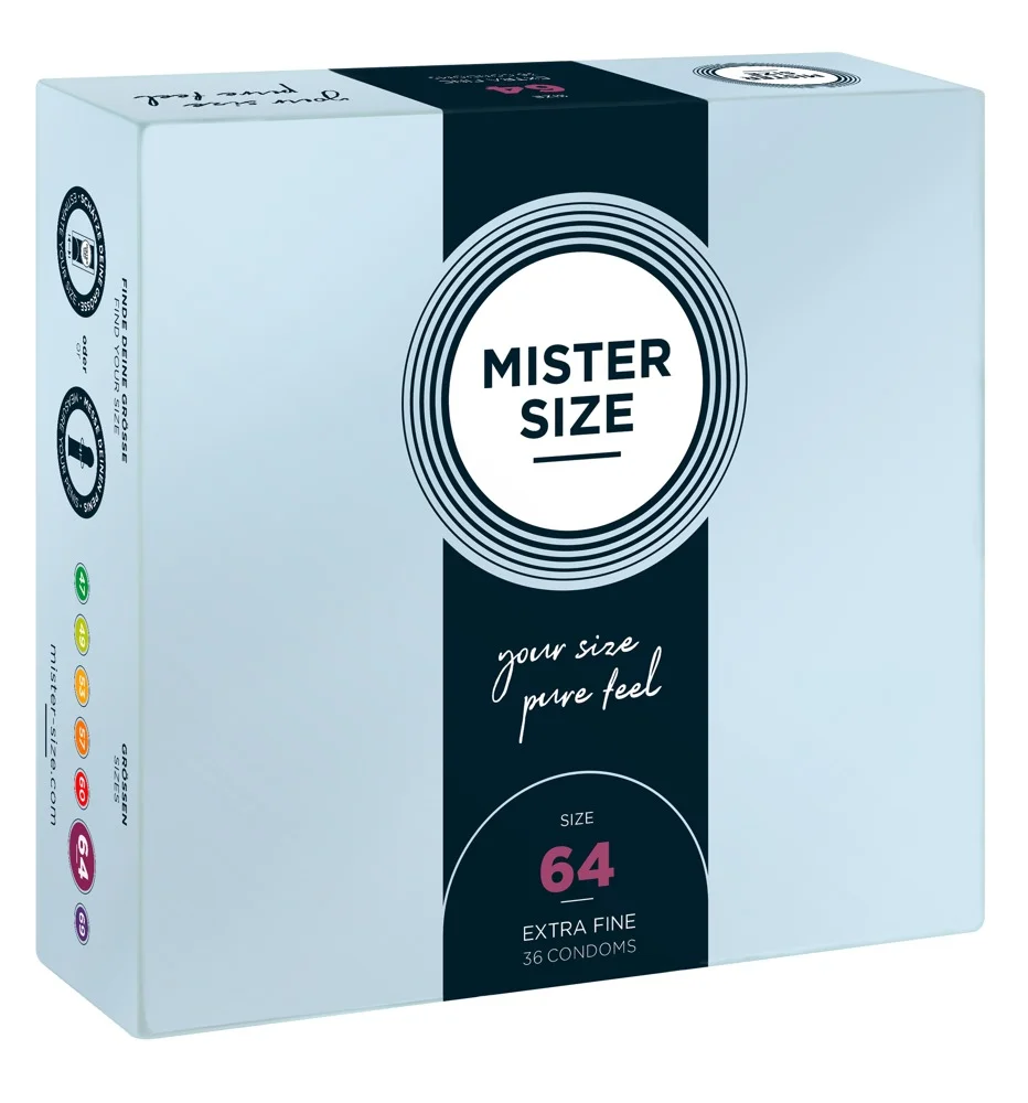 Φωτογραφία προϊόντος: Mister Size Προφυλακτικά Extra Fine Size 64mm Μεγάλα 36 Pack
